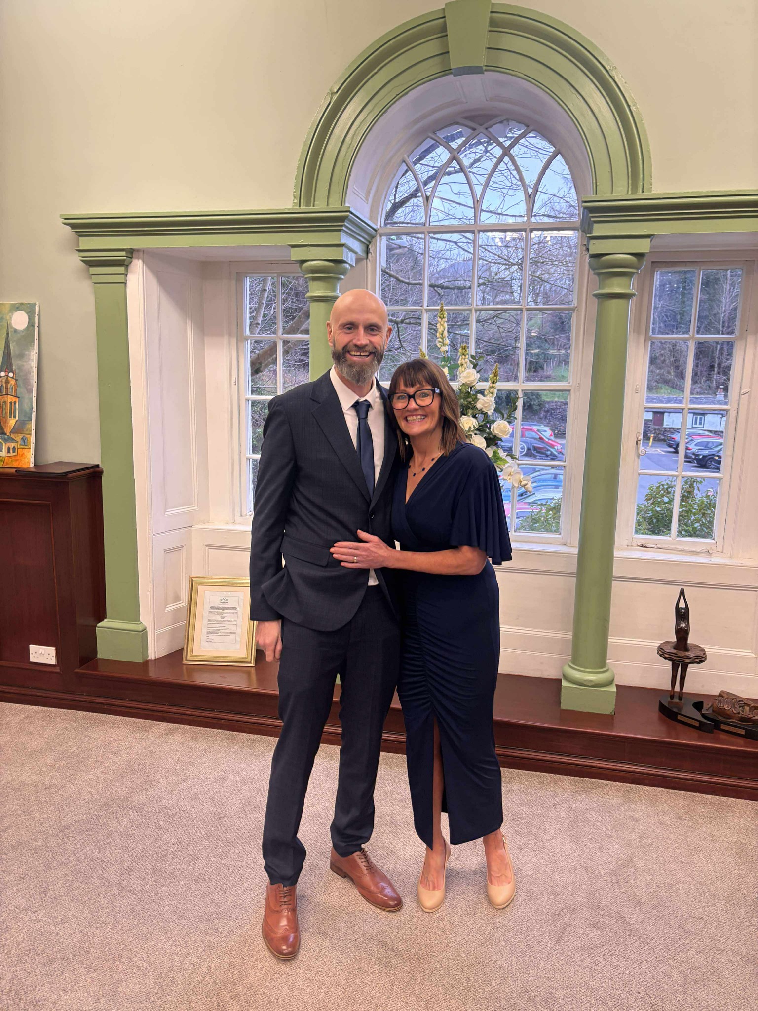 Couple in Ceremony Room