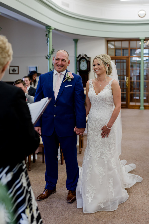 Couple in Ceremony Room